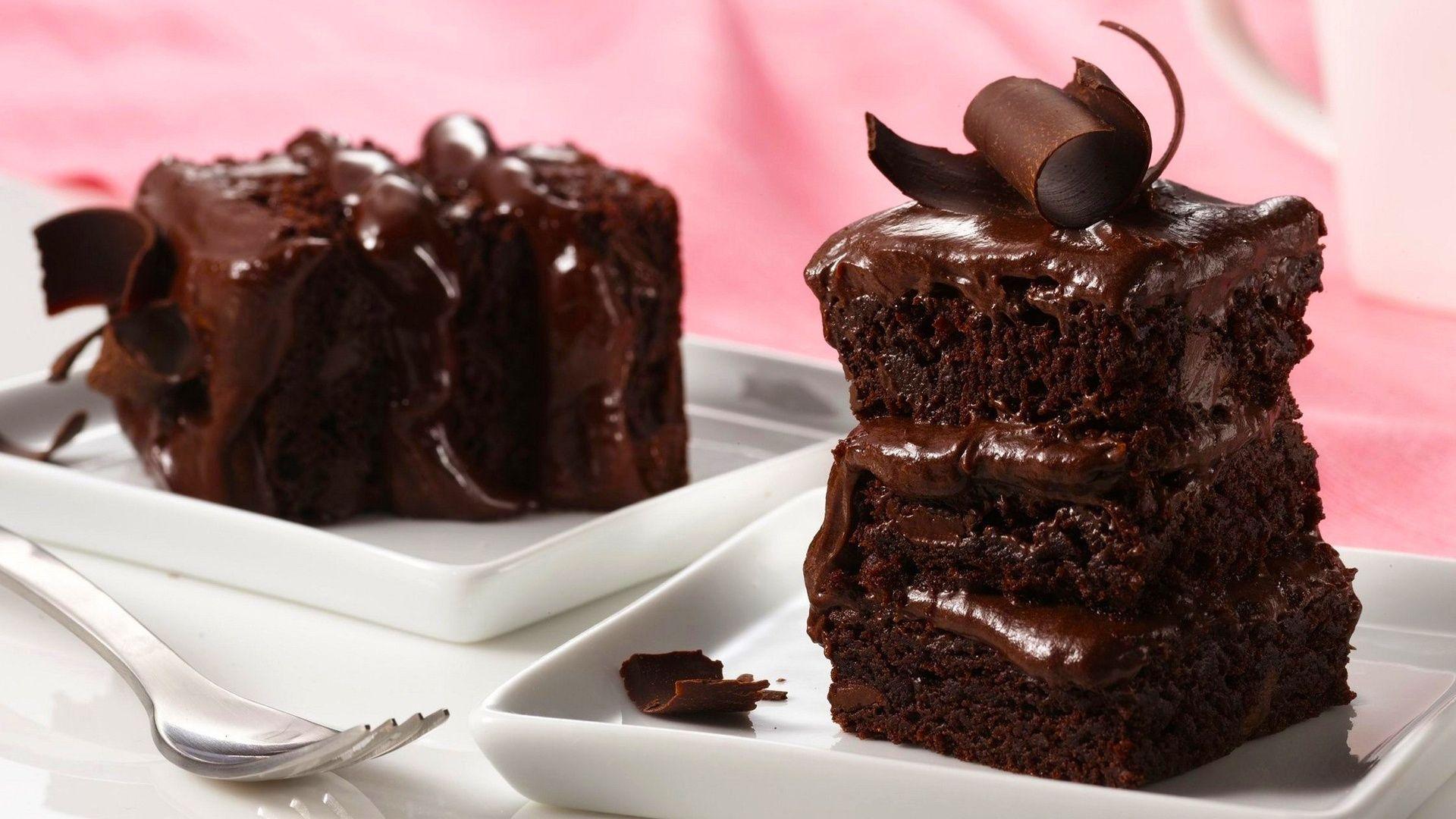 Chocolate Cake Wallpaper Top Background