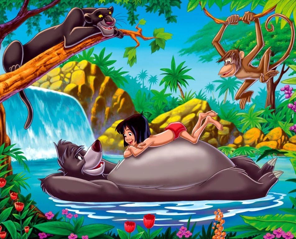 Disney The Jungle Book Cartoon Wallpaper