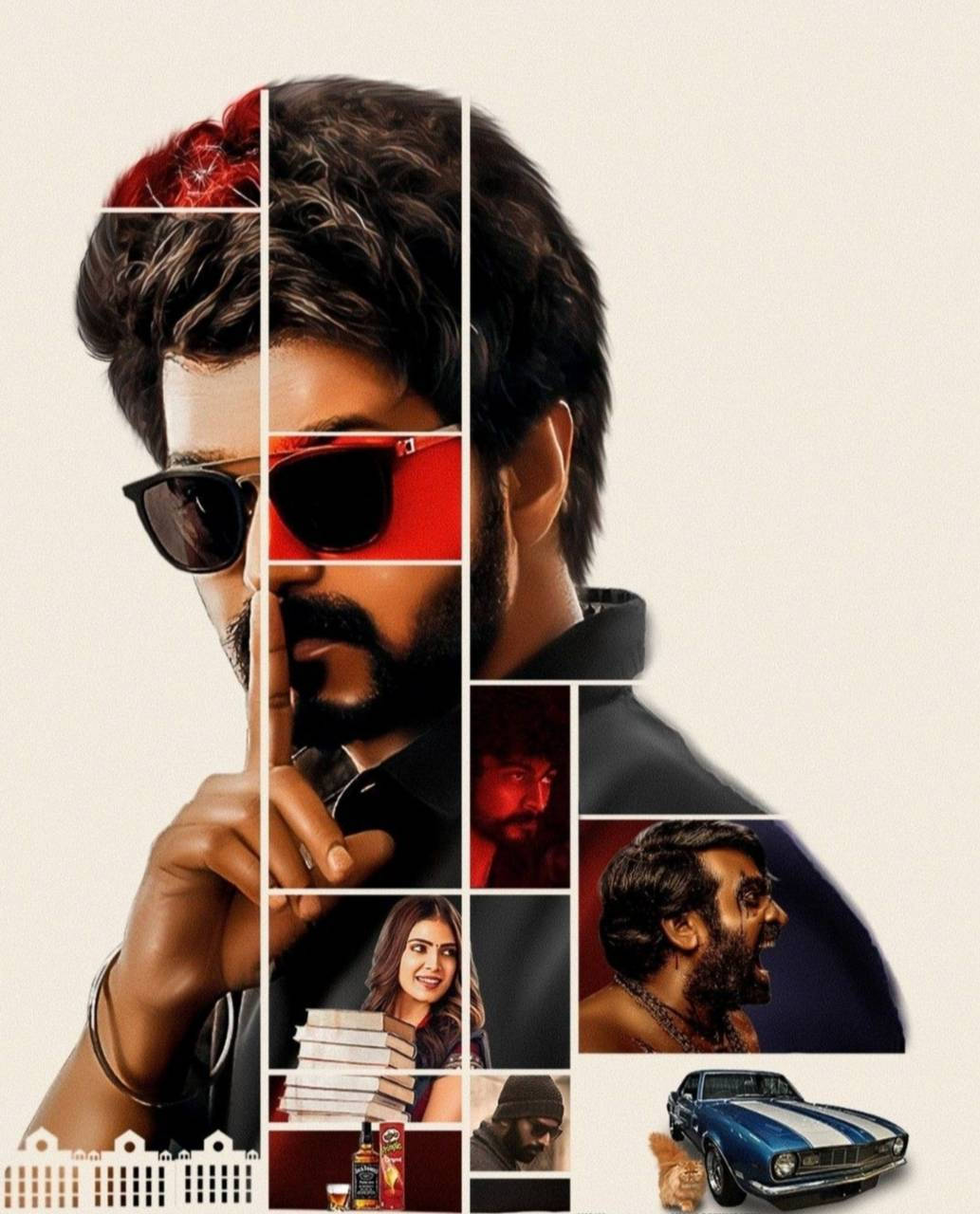 Master Vijay 4k Wallpaper