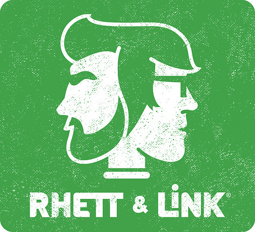 Rhett And Link Logo Distressed Photo Sharing