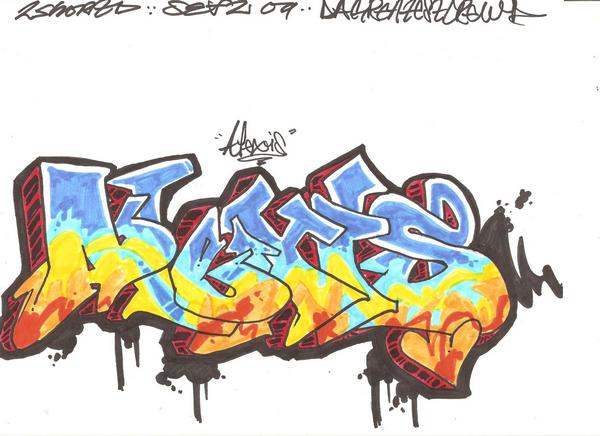 Alexis Graffiti By Lunacreationsx