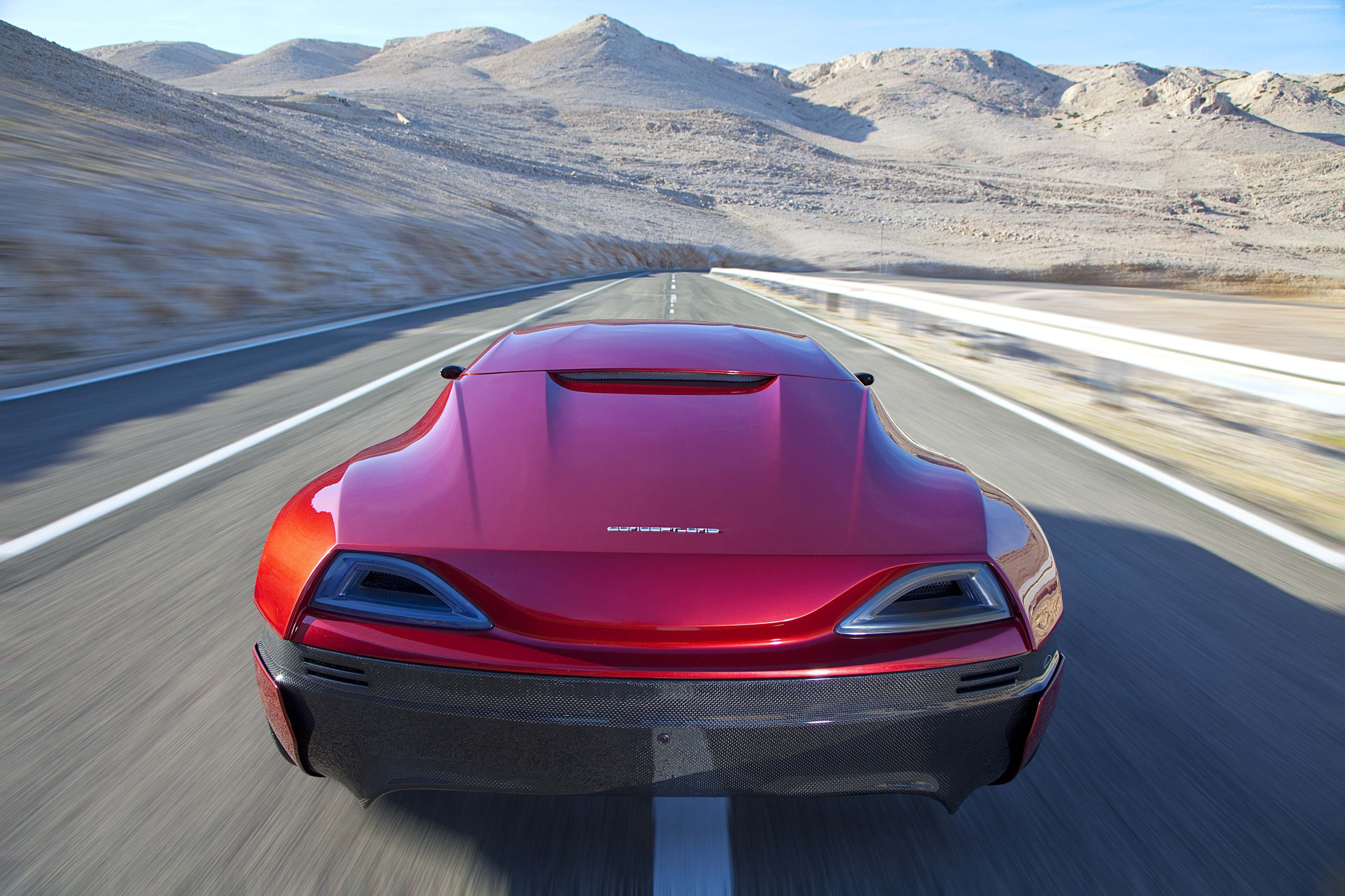Wallpaper Rimac Concept One Electric Coupe Hypercar