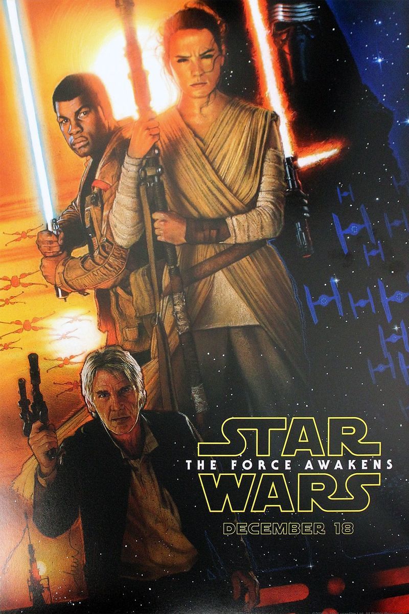 Star Wars The Force Awakens Poster Parodies Till Trailer Time