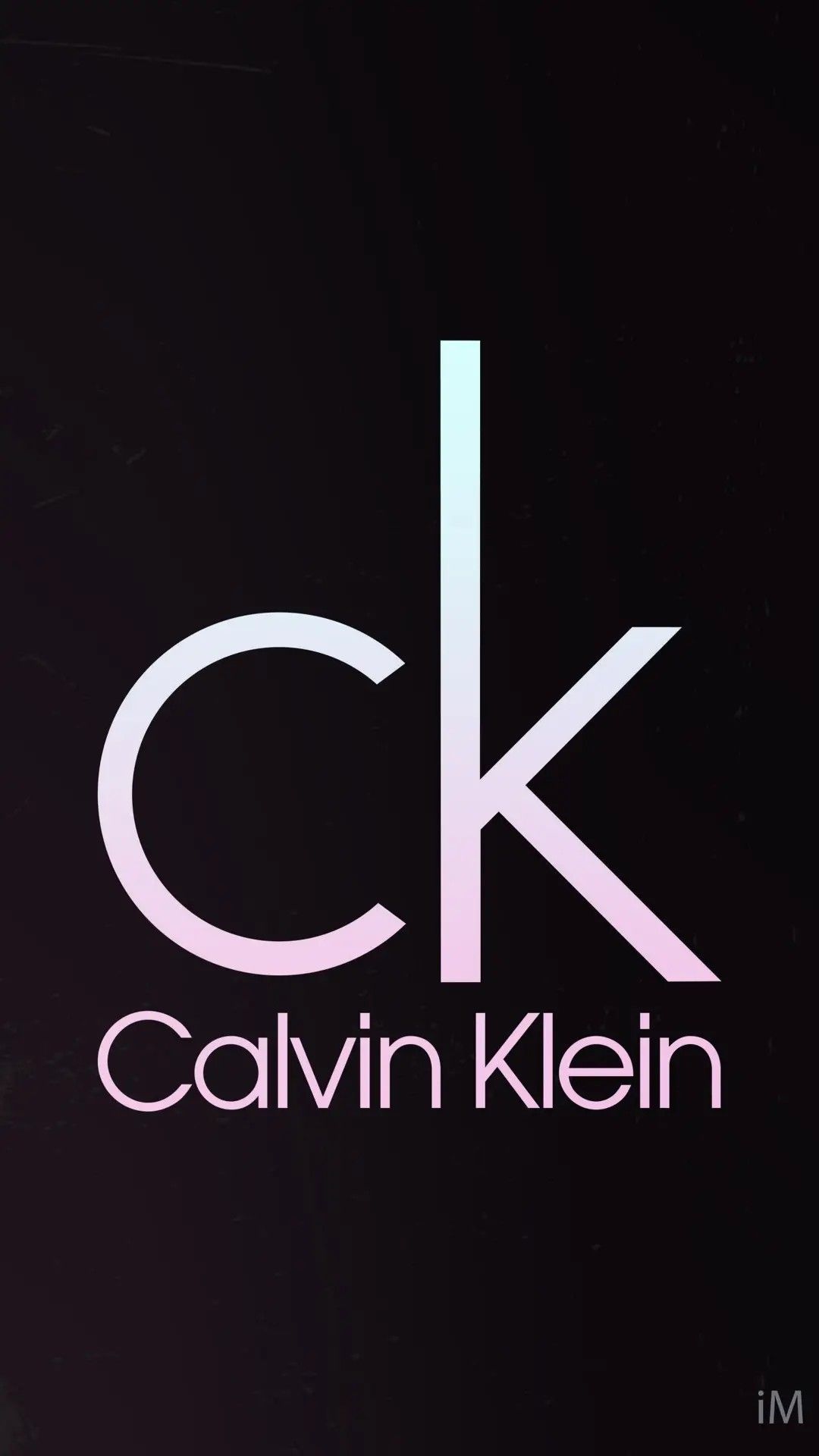 On Logos Calvin Klein Ck