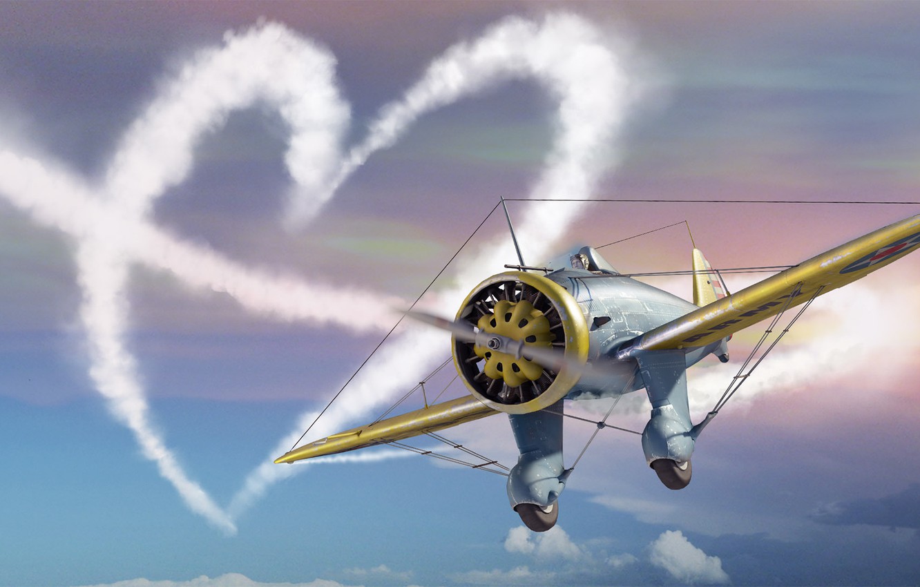 Wallpaper Heart Love The Plane Valentine S Day