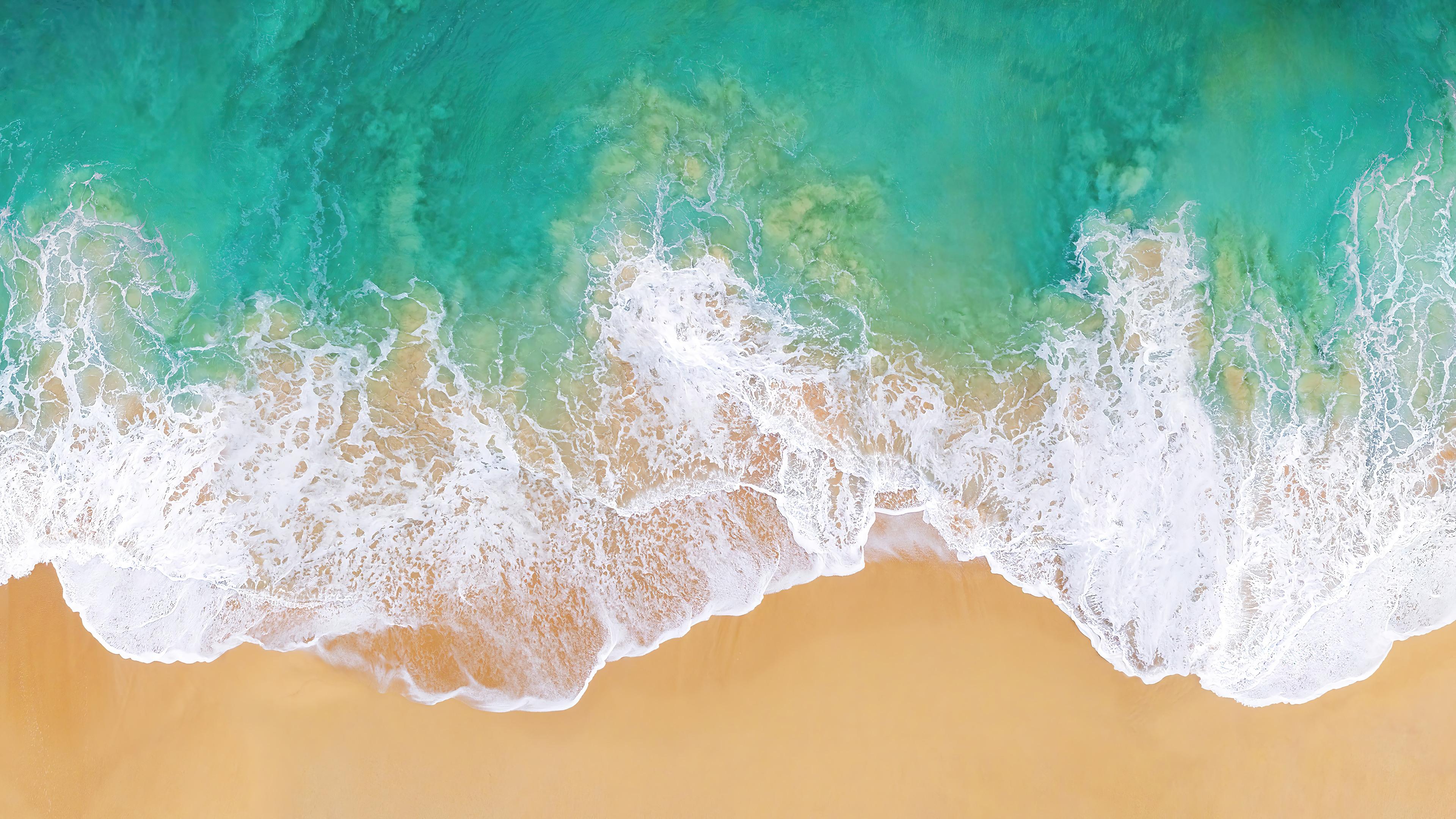 Ocean Beach Aerial Wallpaper 4k Pc Desktop 200f