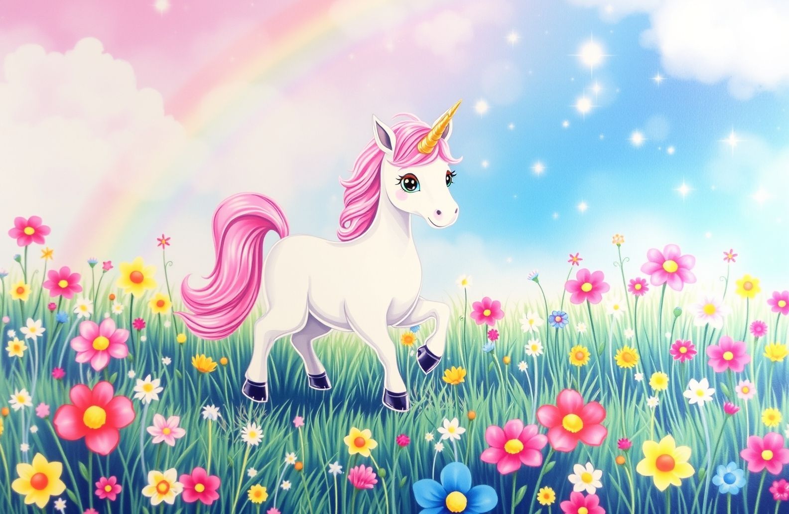 Cute Unicorn Wallpaper