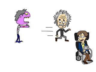 Brains Zombie Stephen Einstein Hawking