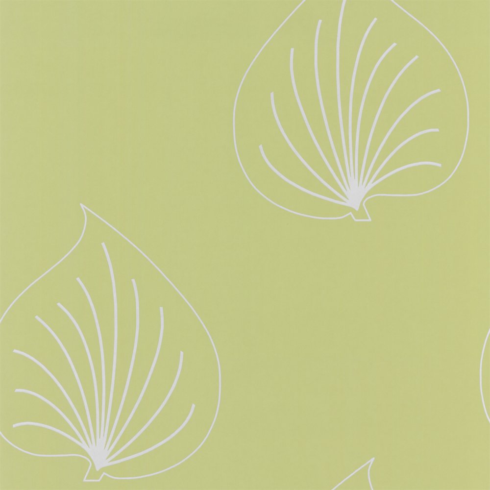 Selection Graphic Leaf Designer Feature Wallpaper Green Light Grey