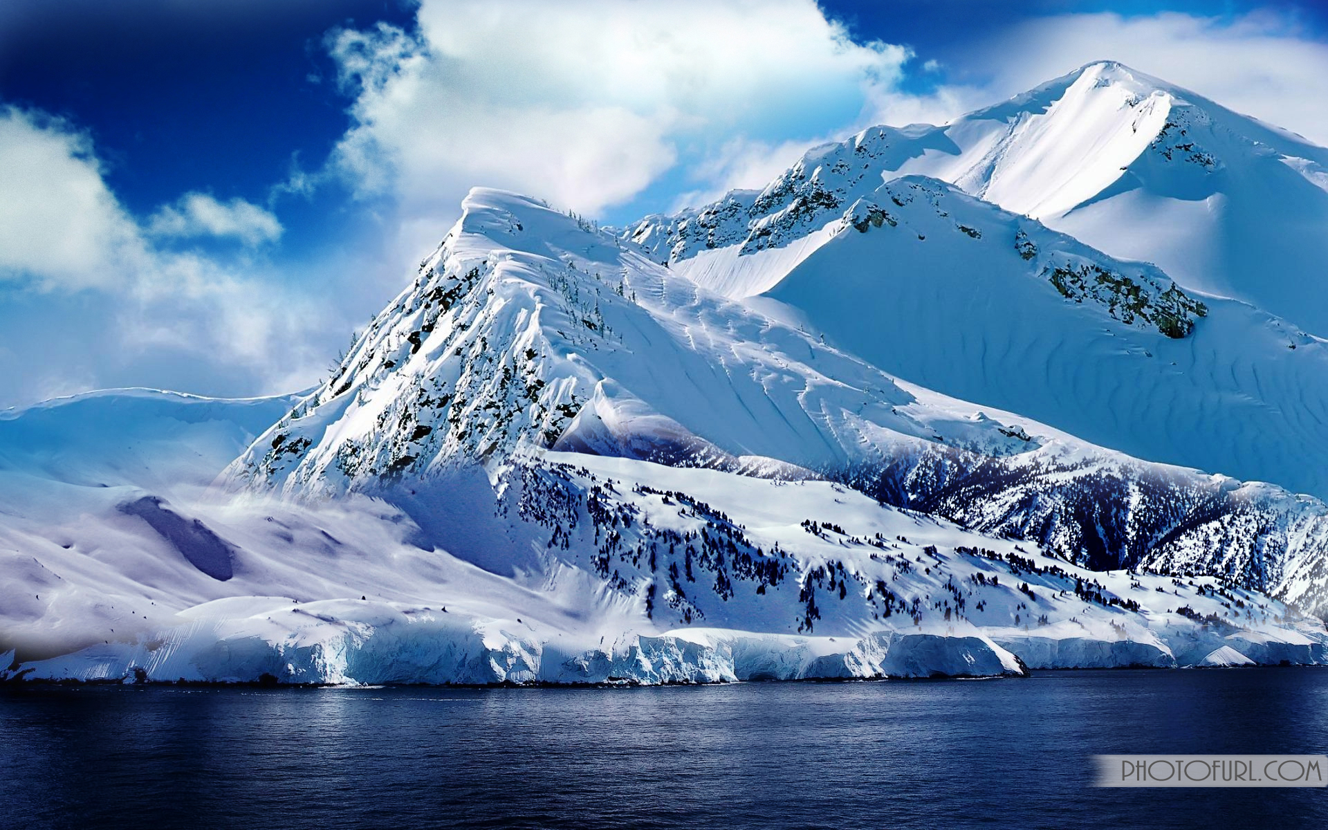Wallpaper Feedio 3d Icy Mountains High Resolution