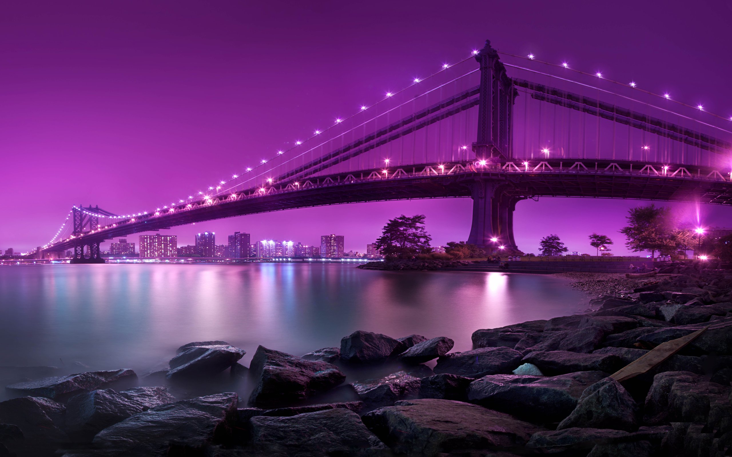 Manhattan Bridge New York City Wallpapers HD Wallpapers 2560x1600