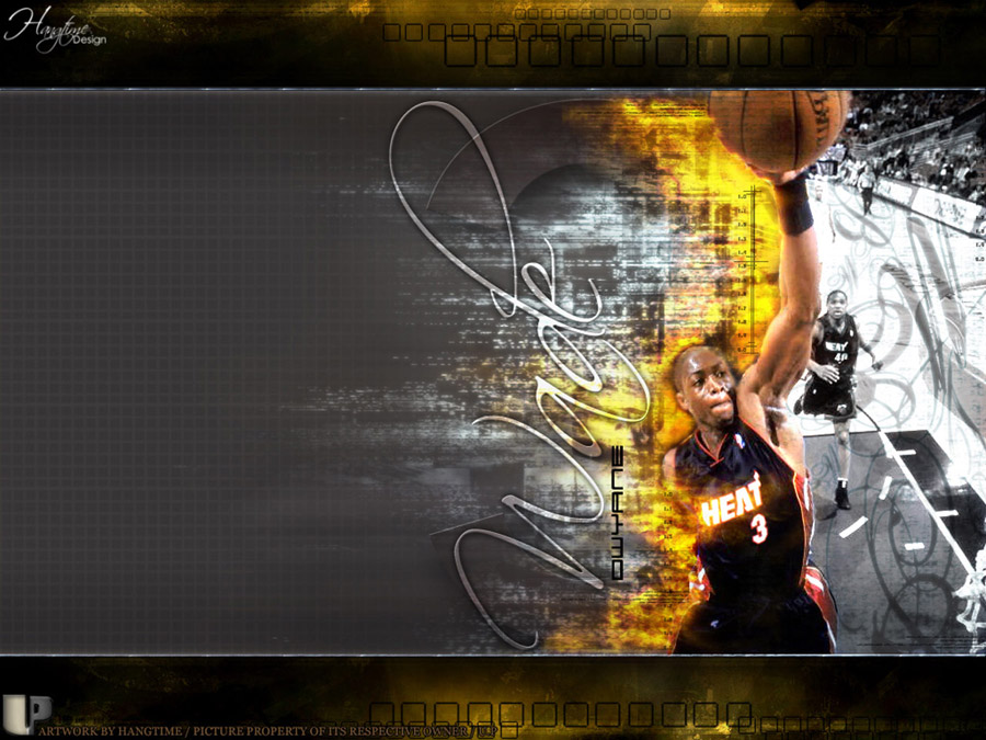 Dwyane Wade Burning Dunk Wallpaper Basketball At