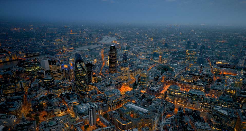London Landscape Aerial Of England