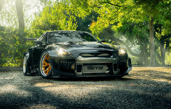 R35 Rocket Bunny Hre Wheels Front Wallpaper Photos Pictures