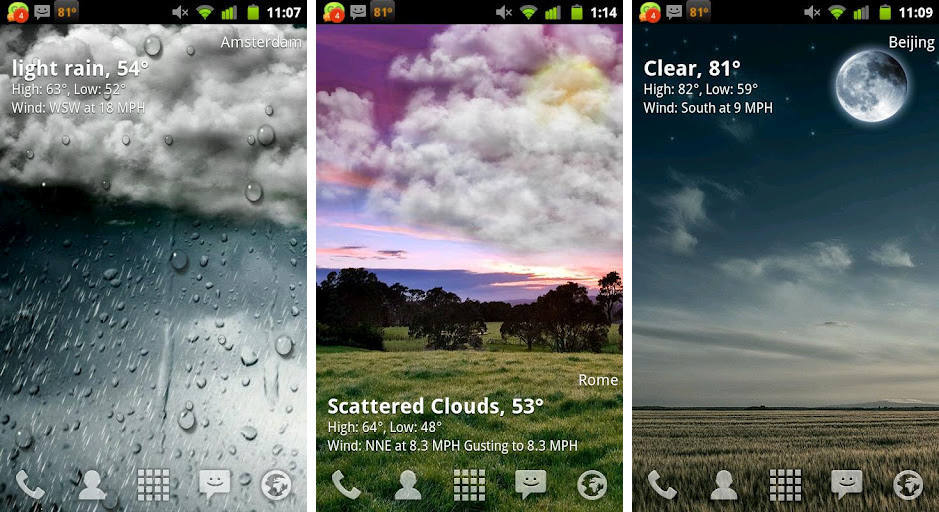 Live Weather Wallpaper Android High Definition