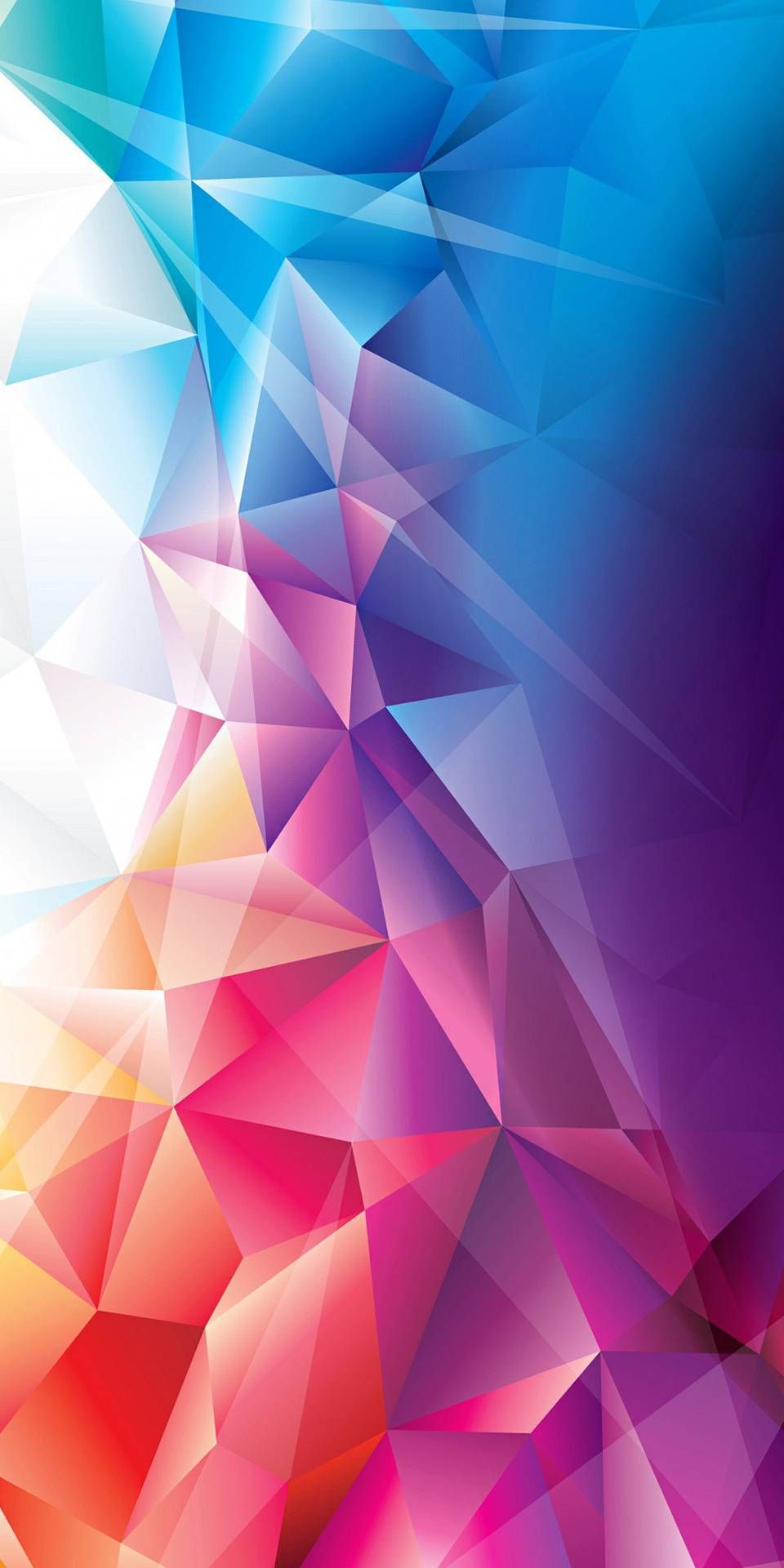 Polygon Colourful iPhone Wallpaper Screensavers In