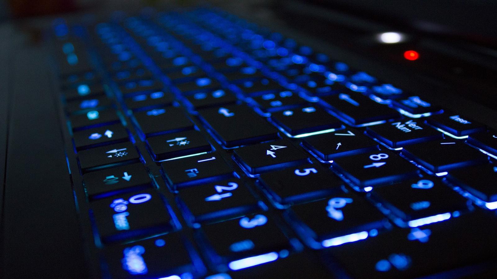 Razer Blue Lights Puters Keyboards Msi HD Wallpaper