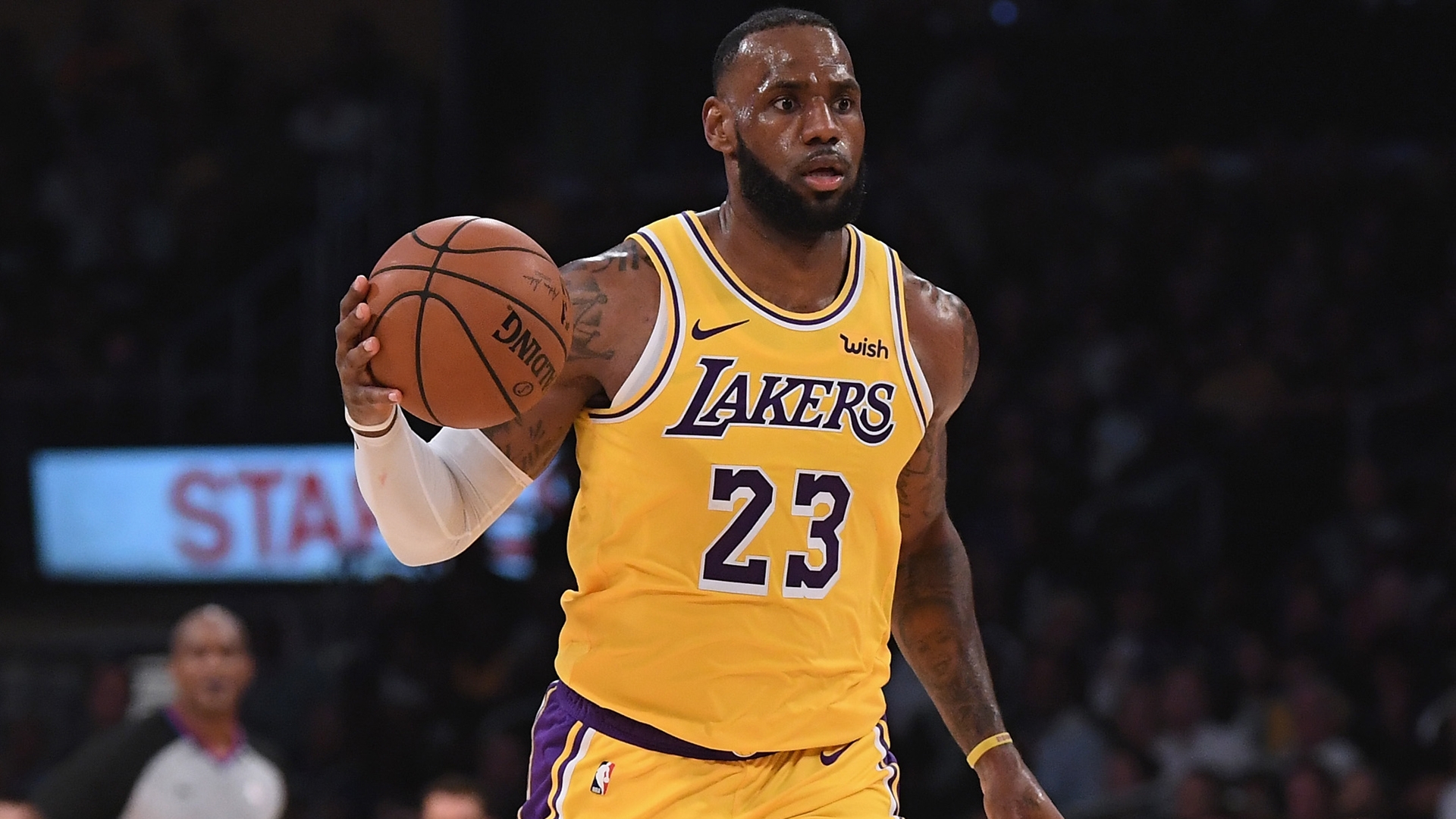 Watch Lebron James Gives Son Bryce Sound Advice After Tough Game