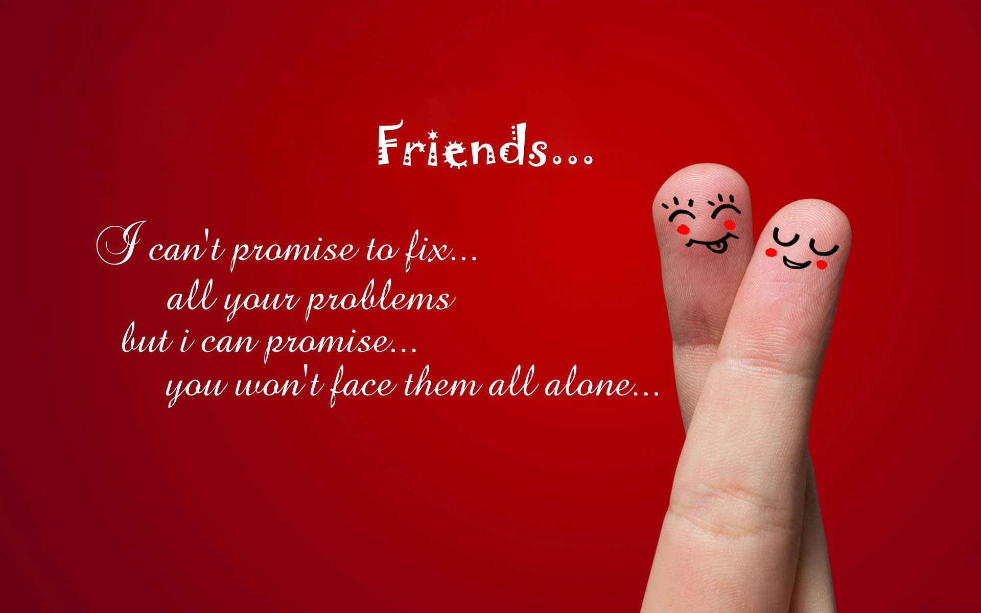 Cute Friendship Quotes With Image Wallpaper