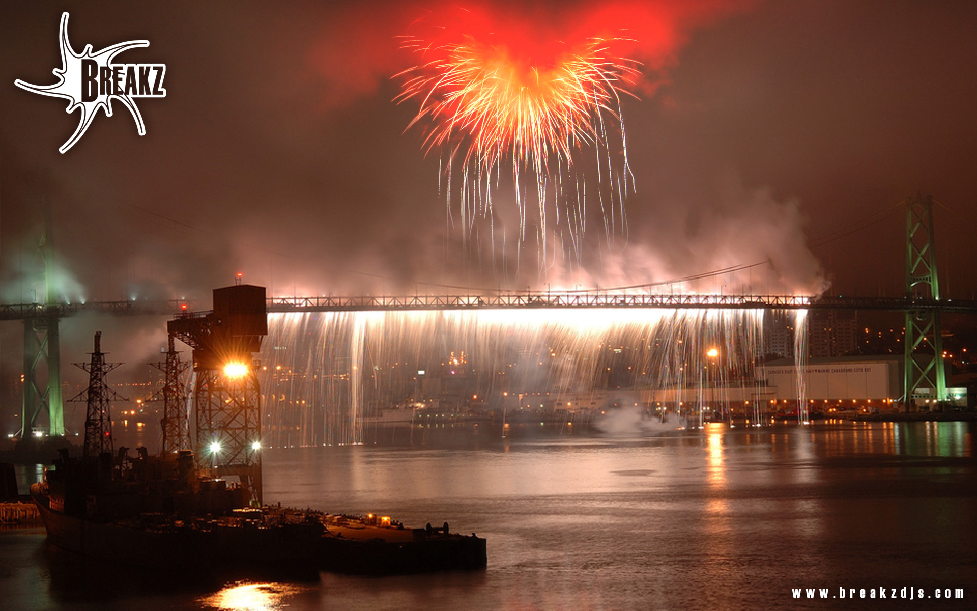 Fireworks Halifax Wallpaper