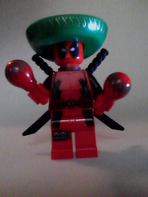 Lego Deadpool Maraca By
