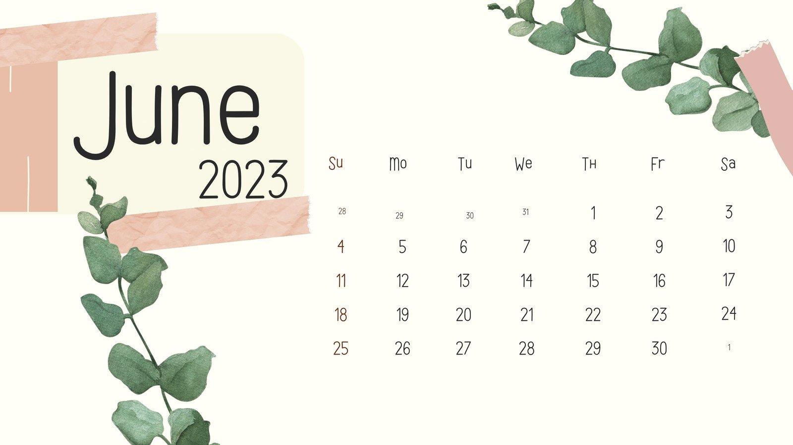 Page 19   Free and customizable calendar templates Canva