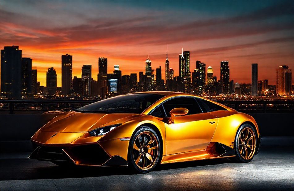 Gold Lamborghini Wallpaper