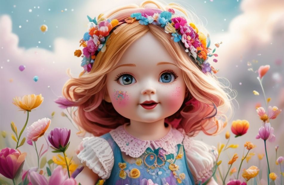 Very Cute Doll Wallpaper
