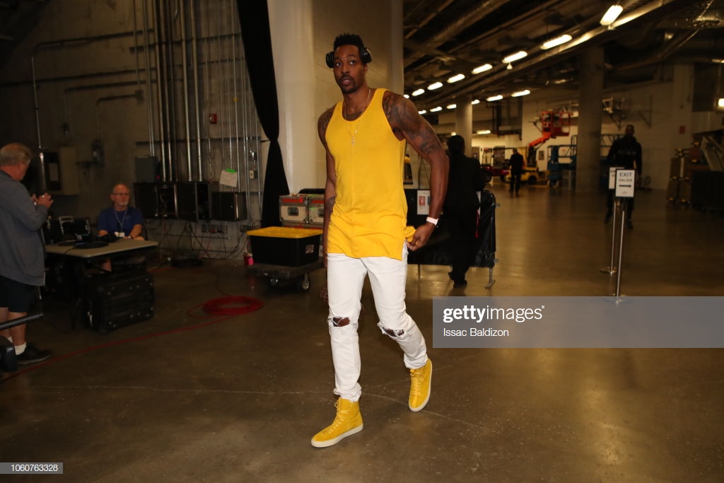 Dwight Howard Of The Washington Wizards Arrives To Arena Prior