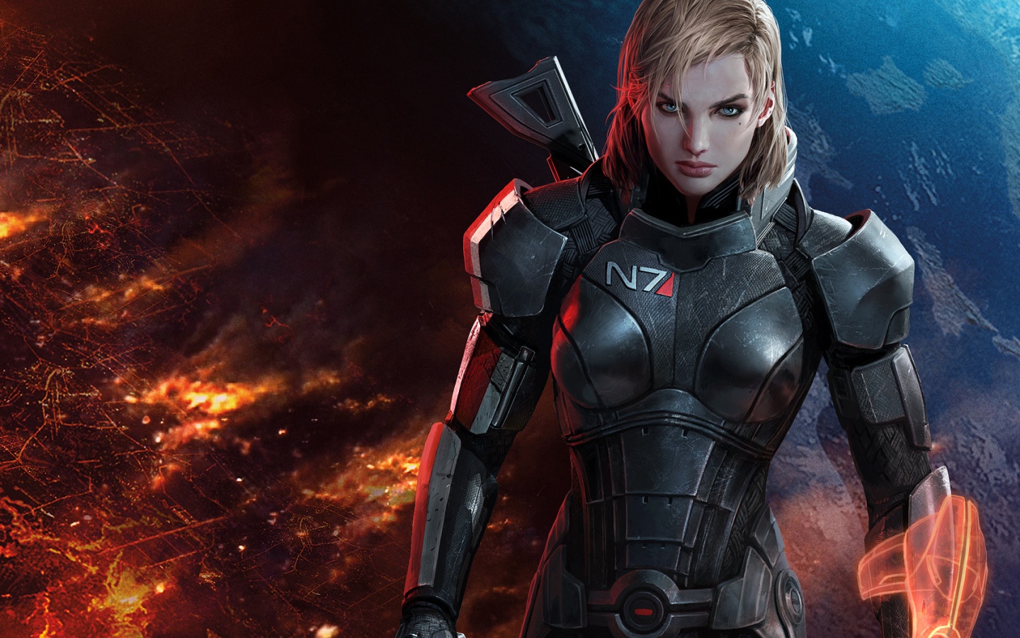 Mass Effect Femshep Wallpaper
