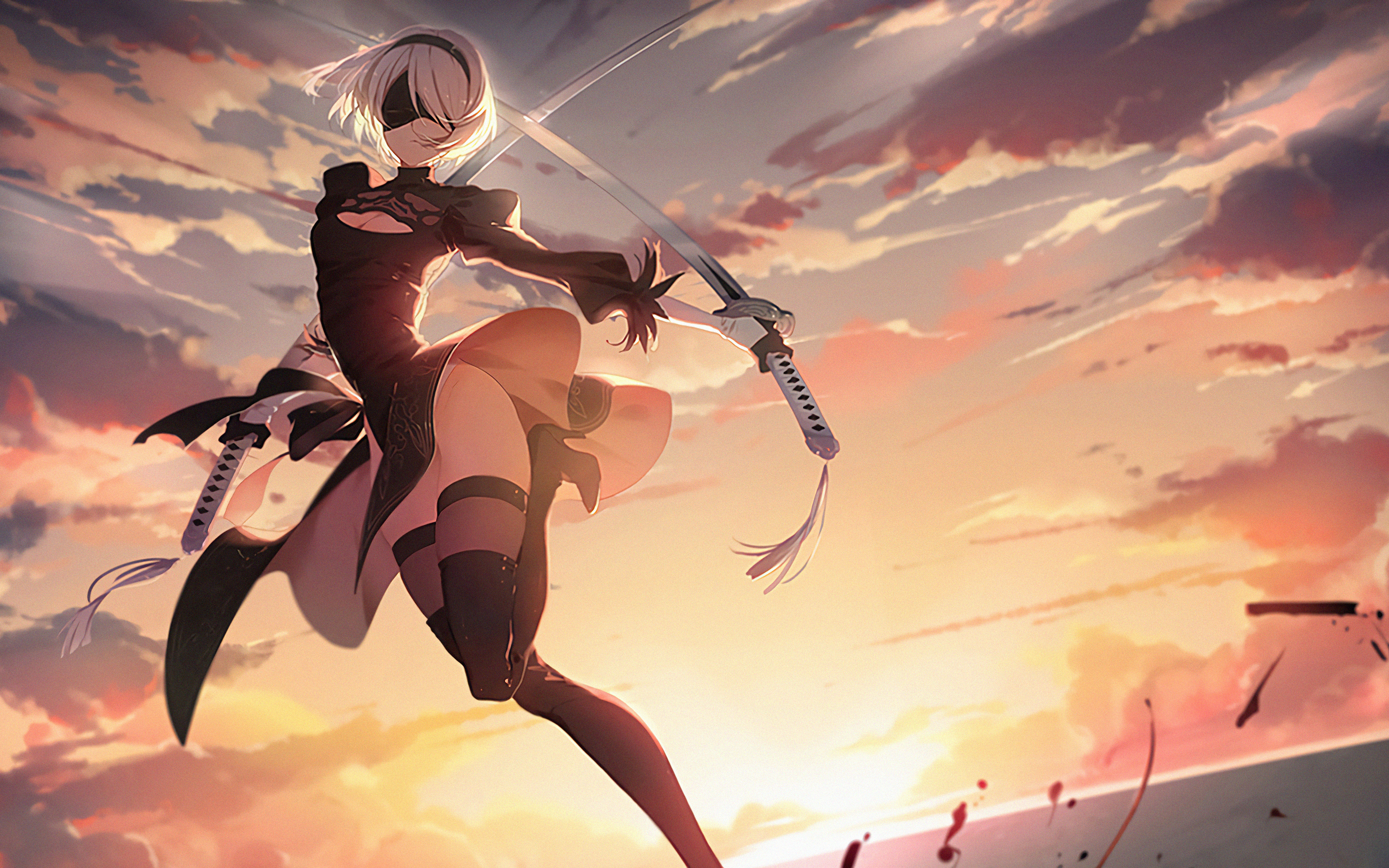 Nier Automata Artwork 4k HD Wallpaper Image Photos And Picture