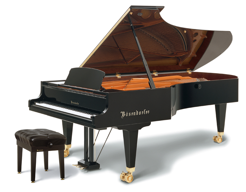 Left The Bsendorfer Model 290 Imperial Concert Grand Piano with