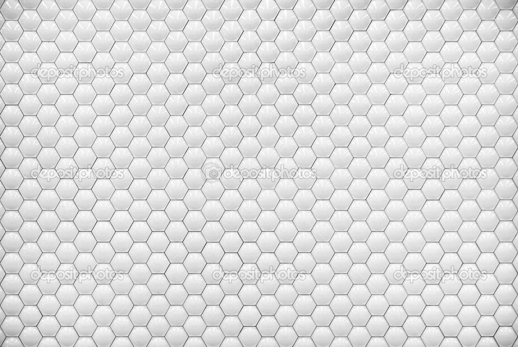 White Shiny Hexagon Bubble Hex