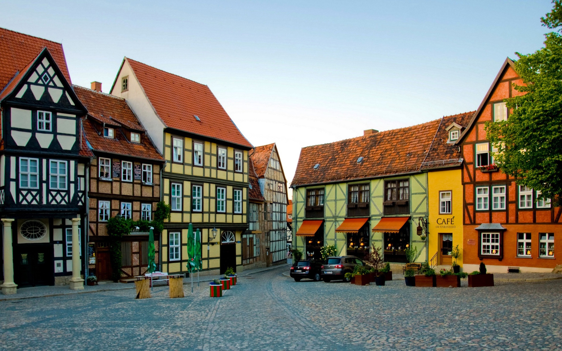 Wallpaper The House Of German Town HD Picture Image