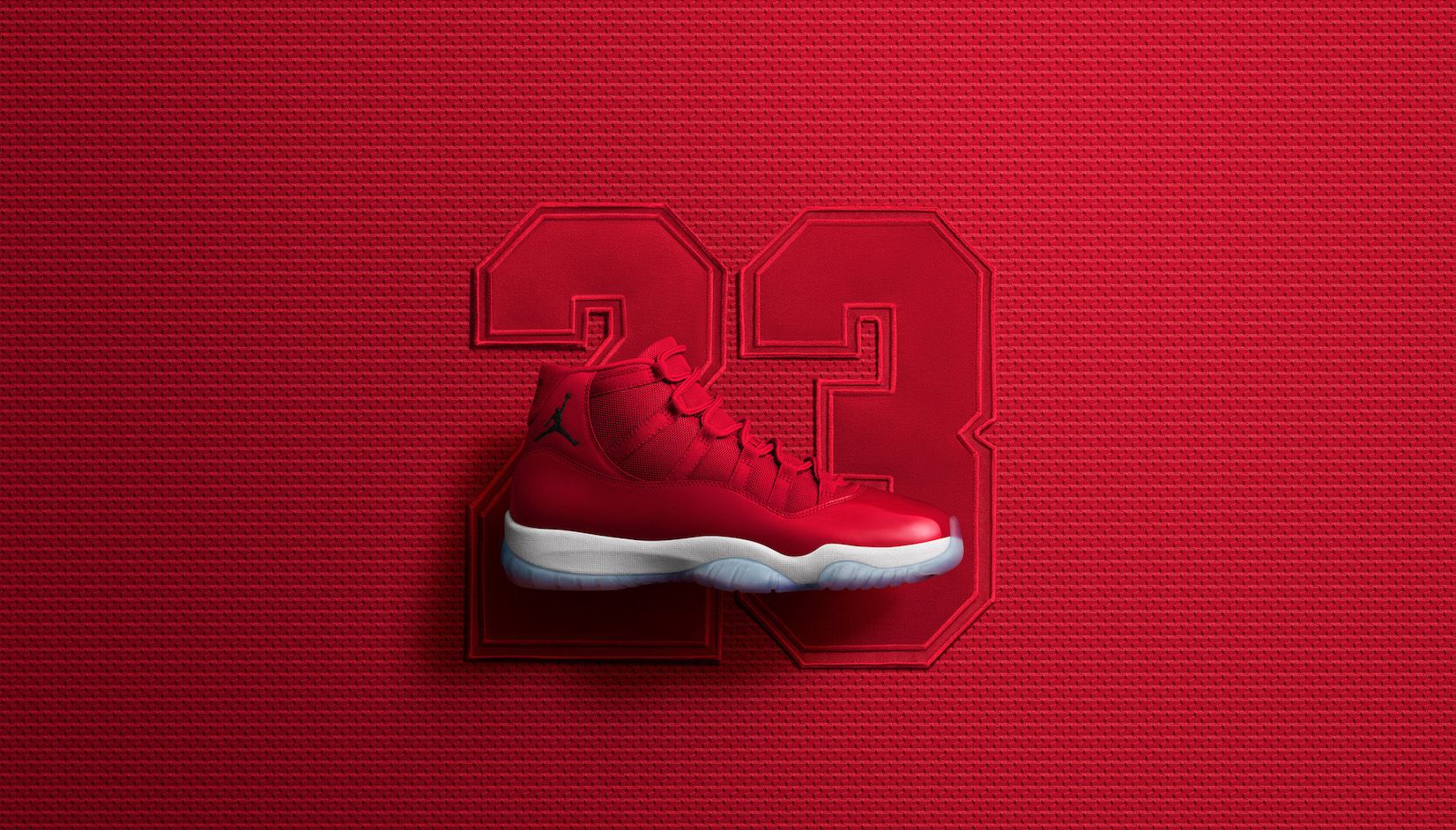 Jordan 11 Red Wallpapers on