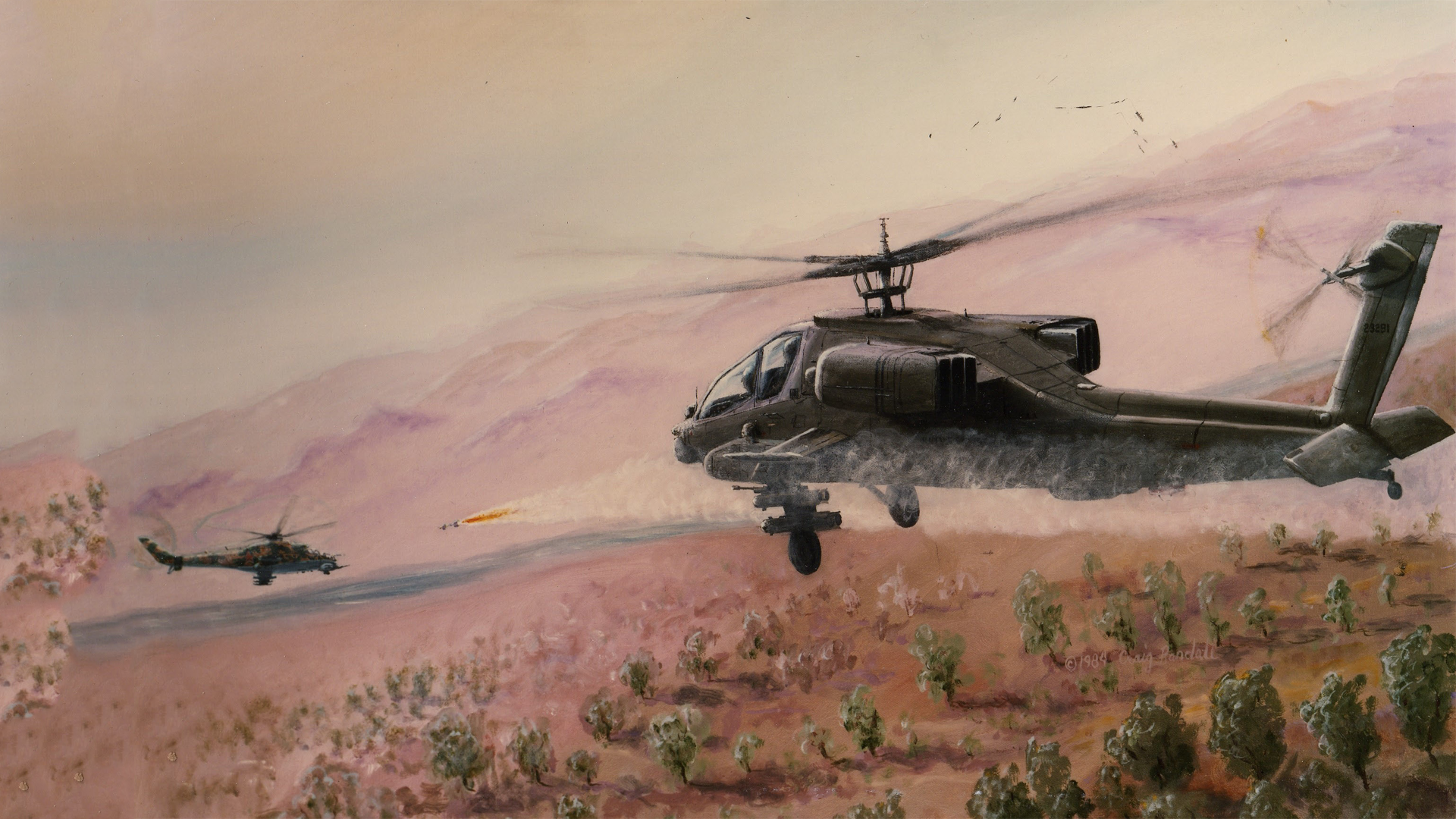 Military Helicopter HD Wallpaper