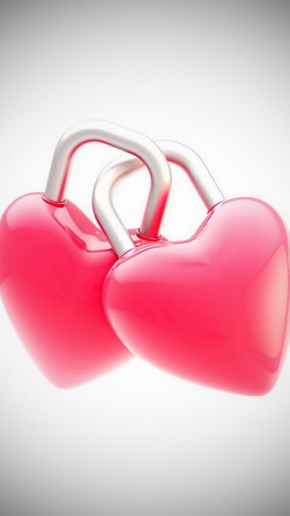 Free download Pink Locked Hearts Wallpaper Free iPhone Wallpapers  [576x1024] for your Desktop, Mobile & Tablet | Explore 48+ Heart Wallpaper  for iPhone | Heart Wallpapers, Heart Background, Heart Backgrounds