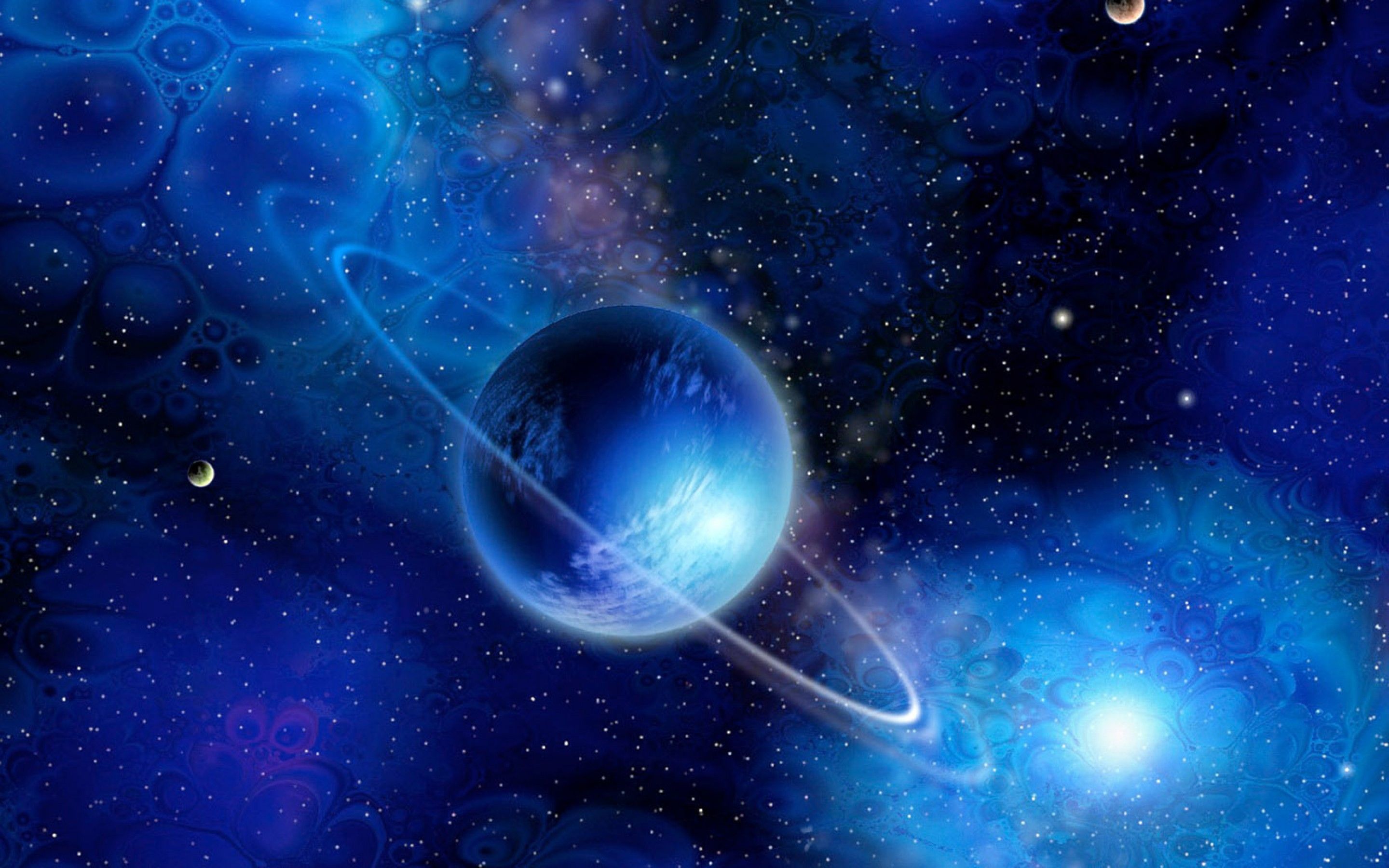 Galaxy Theme Of Planets Wallpaper On