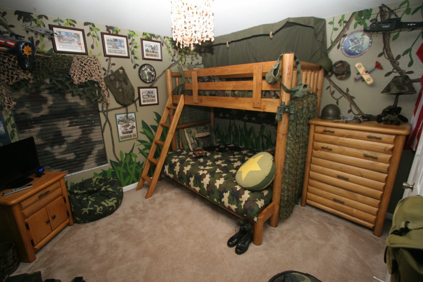 camo baby room