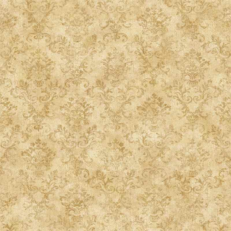 Light Brown Stencil Damask Wallpaper   Rustic Country Primitive 800x800