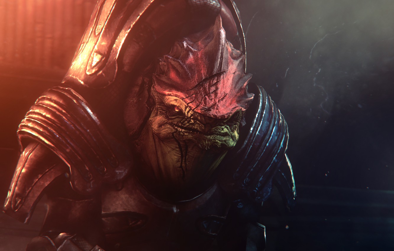Wallpaper Mass Effect Krogan Urdnot Wrex Image For Desktop