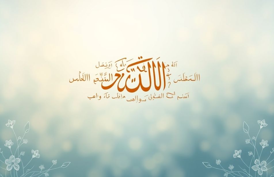 Beautiful Allah Names Wallpaper