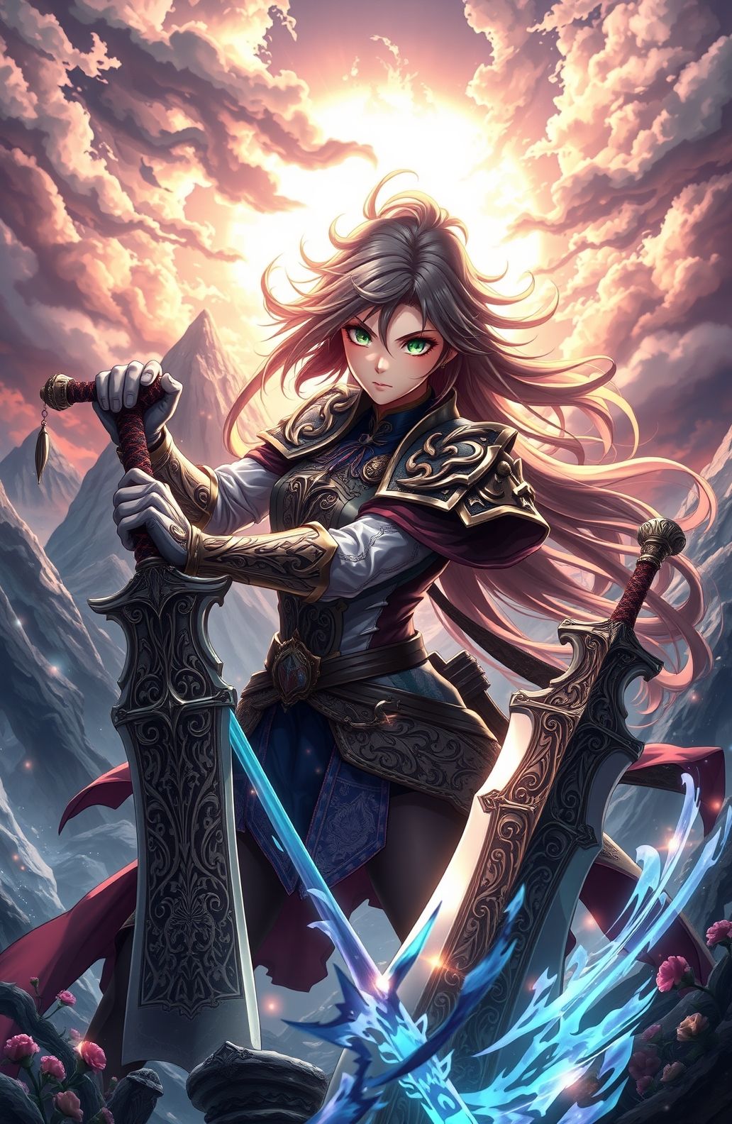 Anime Girl Warrior Wallpaper