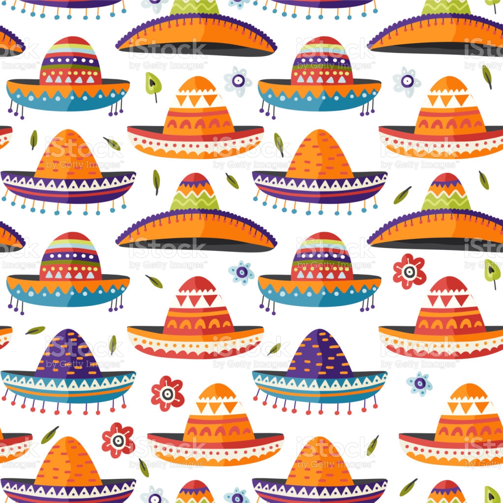 🔥 Free download Sombrero Hat Mexican Background Stock Illustration