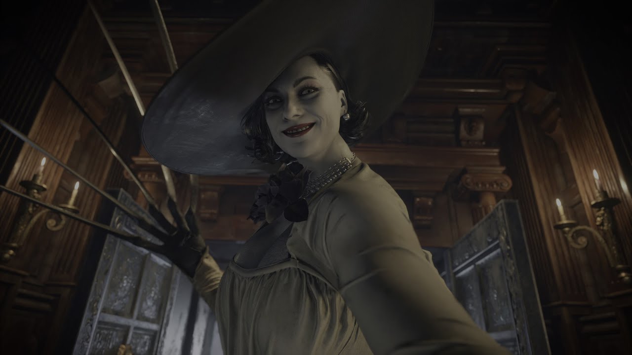 Lady Dimitrescu Resident Evil Village Wallpaper