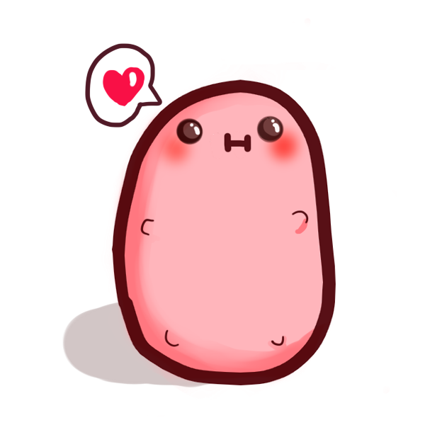 Related Pictures Cute animals kawaii potato 600x600