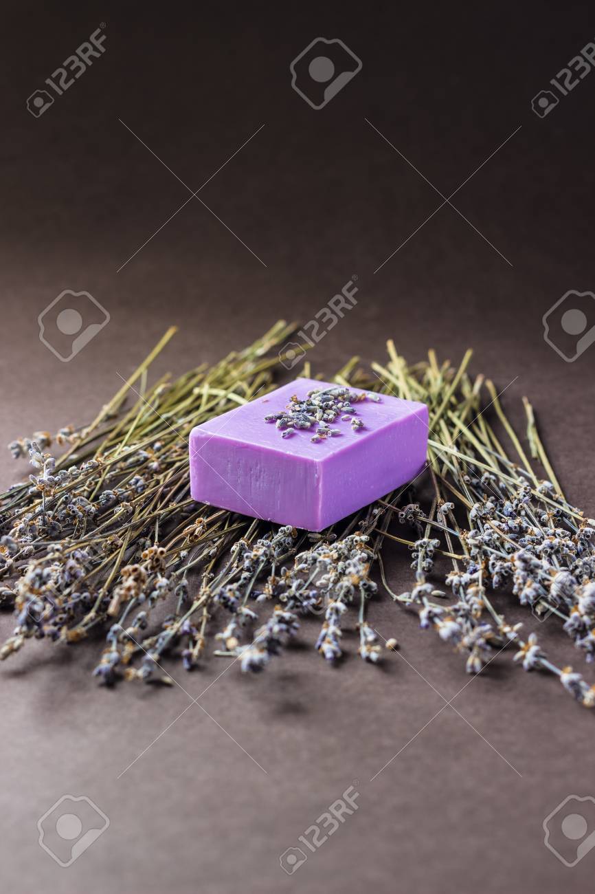 Soap Natural Bar Lavender White Purple Violet Soapdish