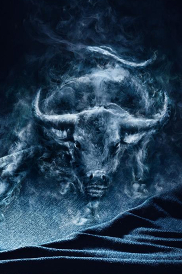 Blue Bulls, Bull Abstract HD wallpaper | Pxfuel