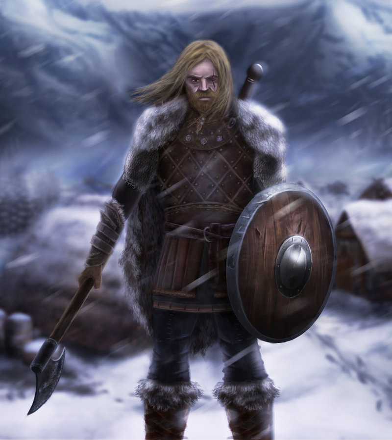 Viking warrior by michaeldaviniart on