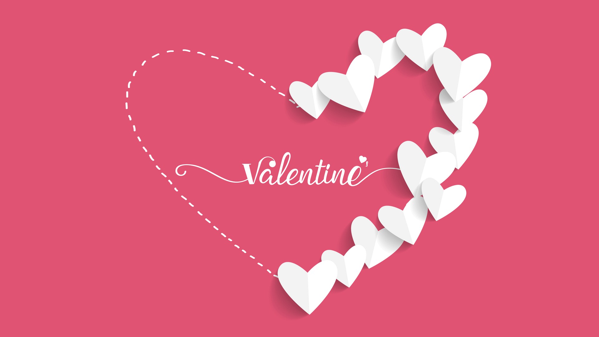 Happy valentines day wallpaper Royalty Free Vector Image